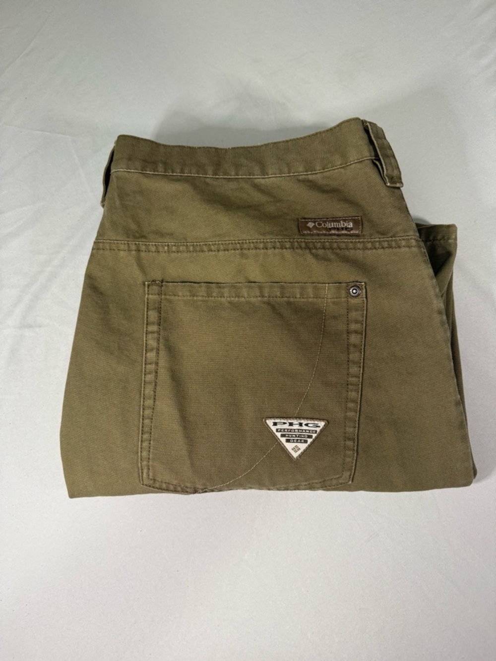 Columbia PHG Hunting Pants 40x32 Olive Canvas Workwear Outdoor‎